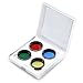 Neewer 4PCS Standard 1.25 inches Color Filter Set for Telescope Eyepiece: Red Yellow Green Blue, Perfect for Lunar and Planetary Observation
