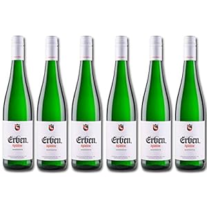 Erben Spätlese Feinfruchtig – Weißwein aus Deutschland – Prädikatswein – 6 x 0,75 l