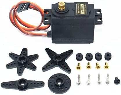 KIMME 10pcs/lot MG995 55g servos Digital Metal Gear rc car Robot Servo