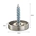 Mellewell 12 PCS Stainless Steel Screw Cover/Cap (Full Metal Construction 3/5