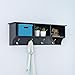 Prepac 48 inch Wide Hanging Entryway Shelf, Black