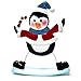 Gift Boutique 4 Christmas Table Decorations Centerpiece for Office Desk Shelf Kitchen Home Holiday Decor Includes Metal Santa Snowman Penguin and Reindeer