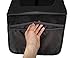 BAGSMART Garment Bags for Travel Suit Bag Foldable Carry on Garment Bags for Hanging Clothes Stylish Dress Bag Large Convertible Weekender Travel Bags for Women Men (Black-01)