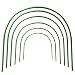 Greenhouse Hoops Rust-free Grow Tunnel 4ft Long Steel with Plastic Coated Support Hoops for Greenhouse, 6 Pack