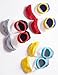 BabaMate 6 Pairs Baby No Show Socks - Soft Cotton Baby Socks for Toddler boys and girls, S (1-3Year), 3 Colors