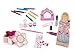 Melissa & Doug Decorate-Your-Own Wooden Princess Set Craft Kit - Doll, Treasure Box, and Mirror