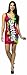 Rasta Imposta Skittles Tank Dress Adult , Red, 4 - 10