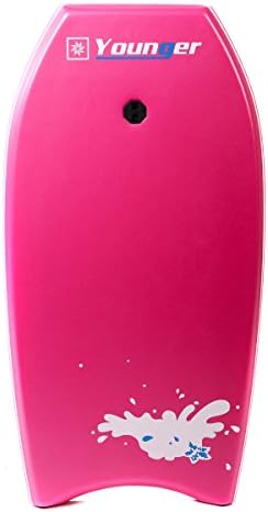 Younger 37 inch Body Board with Leash, EPS Core and Slick Bottom
