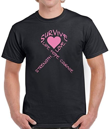 Pekatees Breast Cancer Shirts for Men Cancer Tshirts Cancer Awareness Shirt