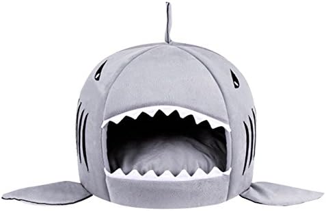 Dora Bridal Shark Pet Cat Puppy Sleeping Bag,Warm Dog Bed Kennels Cuddler House Hole Cave Doghole Nest Igloo Cozy Soft Bed for Small Medium Large Pets