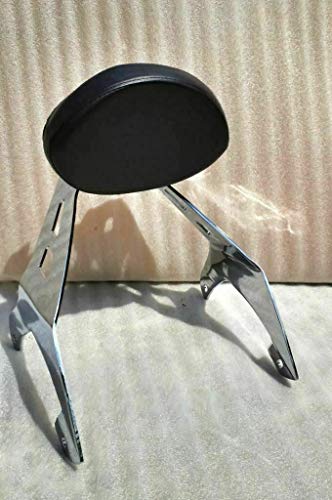 Y46 YAMAHA RAIDER SCL FIXED MOUNT PASSENGER BACKREST & CUSTOM PAD CHROME
