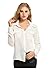 LETEOO Womens long Sleeve Button Down Shirt with pockets