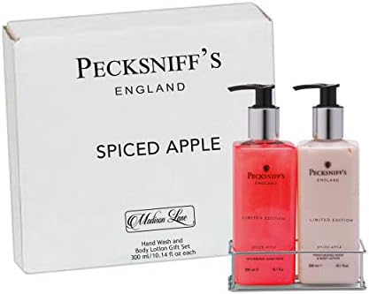 Pecksniff's Hand Wash and Lotion Exclusive Madison Lane Gift Set, Spiced Apple, 300 ml/10.1 Fl Oz