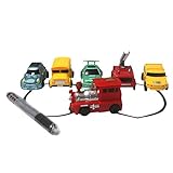 Wenasi 1PCS Inductive Truck Bus Follow Any Drawn Line Magic Pen Inductive Tank Toy Pre-school Car Bus Model Educational Toy for Kids (Random Color)
