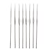 Crochet Hooks Needles Knitting,Awakingdemi 8pcs Mixed Lace Knitting Needles Metal Hook Crochet Template Kit