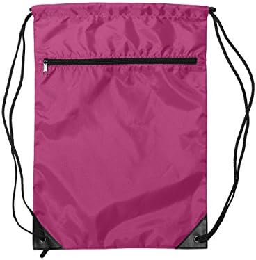 Bags for You - Pocket Liberty Bags Gymsack Sackpack for Sports Activity As Soccer Shoes Exercise Futsal Swimming Running Sqash Tennis Yoga Bikes or Backpack Relax on the Palm Beach color Pink