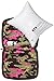 Lug unisex adult Nap Sac Fleece Travel Pillow & Travel Blanket Set Pouch, Camo Orchid, One Size US