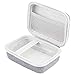 co2CREA Hard Travel Case Replacement for Fujifilm Instax Mini Link 3 2 1 Smartphone Printer (Ash White Case + Inside White)