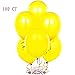 King's deal 12 inches100 Pcs Latex Balloons For Party Supplies Decorations Balloon - Yellow