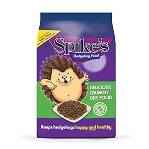 Spike’s | Hedgehog Food, Delicious Crunchy Dry | High in Fibre, with Fresh Chicken | Suitable for Adults & Hoglets…