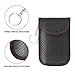 Faraday Bag Key Fob Signal Blocking, Faraday Cage Protector RFID Blocking, Nano Car Key fob Case Pack of 2, Waterproof, Carbon Fiber Texture,by Enjoyee
