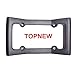 TOPNEW License Plate Frame Bumper Thumper Complete Coverage Front Car Bumper Guard Shock Universal Fit Absorbing Flexible License Plate Frame