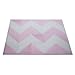Baby Play Mat Extra Thick EVA 40 Triangle Non Toxic Tiles Kids Foam Mat Puzzle Soft EVA Flooring for Kids Play Gym and Baby Room Interlocking Chevron Foam (White/Pink, 12