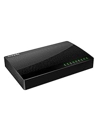 Tenda 5 puertos Fast Ethernet 10 100 Mbps de computadora Interruptor, Negro