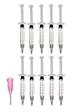 10- X-LARGE 38% Teeth Whitening Gel. Dental Lab Direct! High Intensity, Highest Quality, Sensitivity Free Carbamide Peroxide Gel Refill Syringes! FASTEST RESULTS ON AMAZON, READ ABOUT US! VALUE PACK!! ONLY TEETH WHITENING GEL ON AMAZON, MADE IN A USA