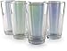Circleware 76841 Radiance Set of 4 Heavy Base Highball Cooler Drinking Glasses Beverage Tumbler, 15.75 oz, Cups for Water, Juice, Milk, Beer, Ice Tea and Farmhouse Decor, 4pc,