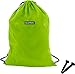 CleverMade Inflatable Lounger: Lightweight Recliner Style, Portable Outdoor Beach Chair with Carry Bag, Ground Stakes, and Storage Pockets, Lime