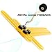 Angle Template Tool #1 RETOOLS with Metal thread on the knobs - Plastic- Super Angle Finder & Multi-Angle Measuring Ruler for Handymen, Builders, Tilers, Craftsmen and DIY-ers