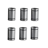 EasyULT 6pcs LM8UU,6Pcs LM8UU Linear Bearings for 3D Printer(8mm x 15mm x 24mm),Great for linear motion on 3D Printer, CNC, and other applications.