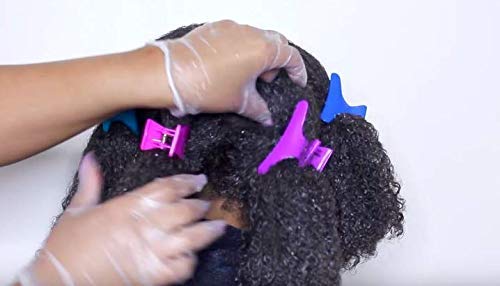 100 Large Size Disposable Vinyl Gloves Powder Free Latex Free Allergy Free Multi-Purpose Heavy Duty Super Strength Cleaning Gloves Food Grade (1 Pack)