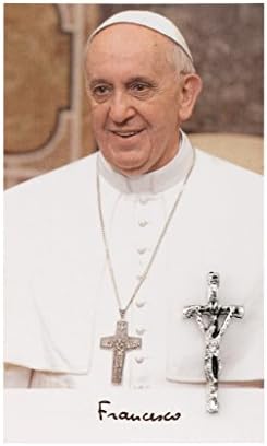 Papal Cross Lapel Pin w/Pope Francis"Prayer for Families" Pray