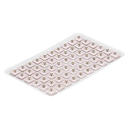 Ear Seeds,AutumnFall 300pcs Magnetic Therapy Ear Patch Auricular Auriculotherapy Acupuncture Seeds Paste (Gold) - Thumbnail 2