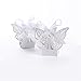 Amytalk 50 Pcs Laser Cut Wedding Favors Candy Boxes Pearl Paper Gifts Box for Marriage Birthday Shower Party Decors (Butterfly)