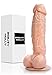 Beauty Molly Superior 7 Inch Anal Realistic Penis Dildo with Suction Cup Adult Sex Toys for Women, Flesh