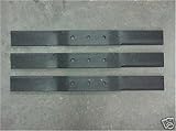 Woods Rd7200 Finish Mower Blade Kit Double Bolt Low Suction Oem 1001511Kt