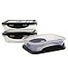 6 Pack Bags Innovator Mini Meal Prep Lunch Bag with 4 BPA-Free, Reusable, Microwavable, Freezer Safe, Portion-Controlled Containers, Pill Organizer, Lunch Box with Storage Pockets - (Stealth)