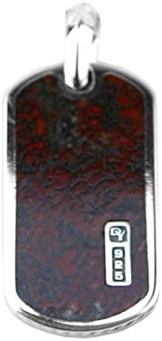 DAVID YURMAN AMAZING STERLING SILVER 35 mm DINOSAUR BONE DOG TAG NEW BOX 24P