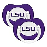 Baby Fanatic Pacifier (2 Pack) - Louisiana State University Team Colors