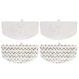 Cabiclean 4 Pack 1940 Steam Mop Pads for Bissell Steam Mop Pads Replacement Compatible with Bissell PowerFresh Steam Mop 1806 1940 1440 1554 2075 Series, Model #5938#203-2633