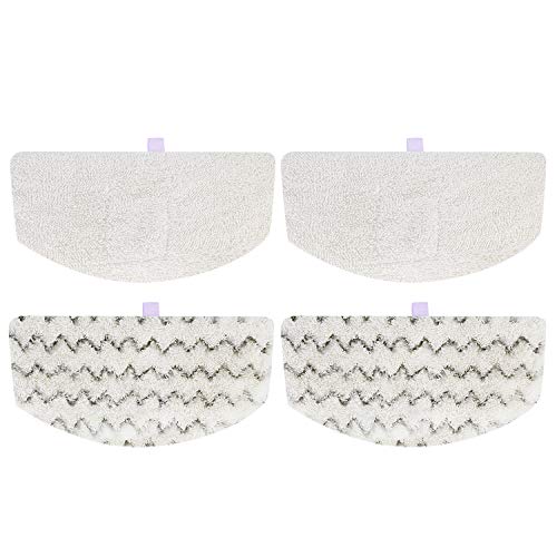 Cabiclean 4 Pack 1940 Steam Mop Pads for Bissell Steam Mop Pads Replacement Compatible with Bissell PowerFresh Steam Mop 1806 1940 1440 1554 2075 Series, Model #5938#203-2633