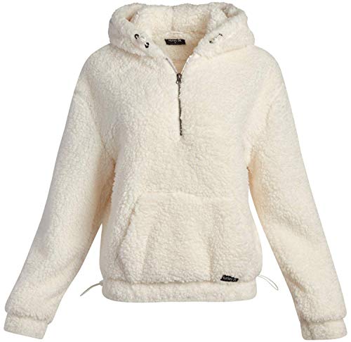 quarter zip teddy fleece