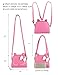 CMK Trendy Kids Cute Little Girls Cat Purse for Toddler Kids Mini Backpack Bags with Bows Crossbody Shouder Bag/Mini Backpack with Cute Ear in Candy Color (82003_Pink),regular