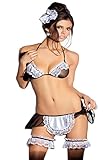 Tenworld Women Sexy Racy Underwear Maid Uniforms Temptation Underwear