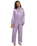 National Brushed Back Satin Pajamas - Misses, Womens
