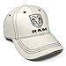 Dodge RAM Logo Beige Baseball Hat, Official Licensed
