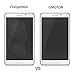 OMOTON Tempered Glass Screen Protector for Samsung Galaxy Tab 4 8.0,8-Inch, ONLY fits The SM-T330 Version,1-Pack